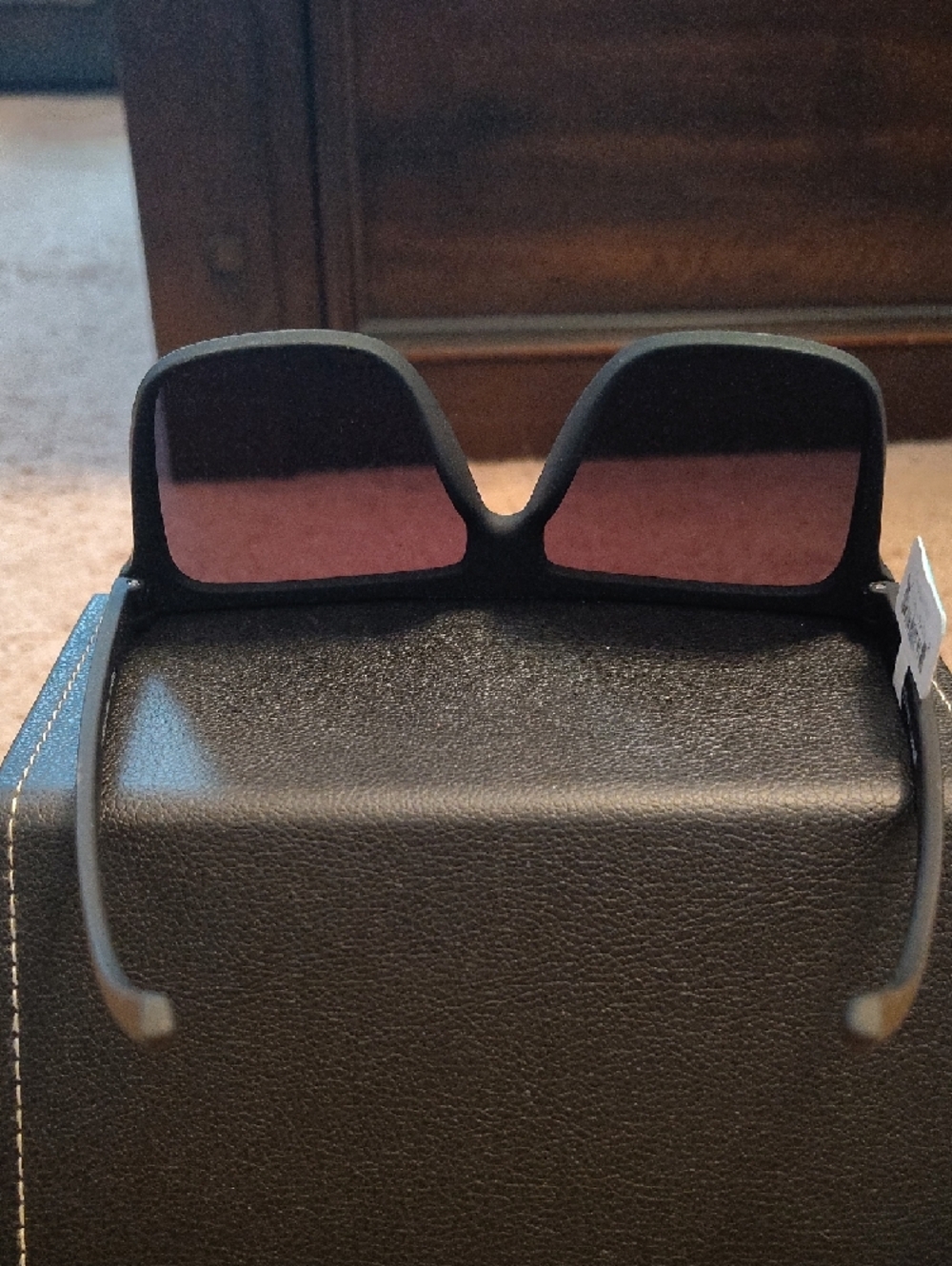 Matte Black Shield Sunglasses - Goodr - Picture 4 of 4